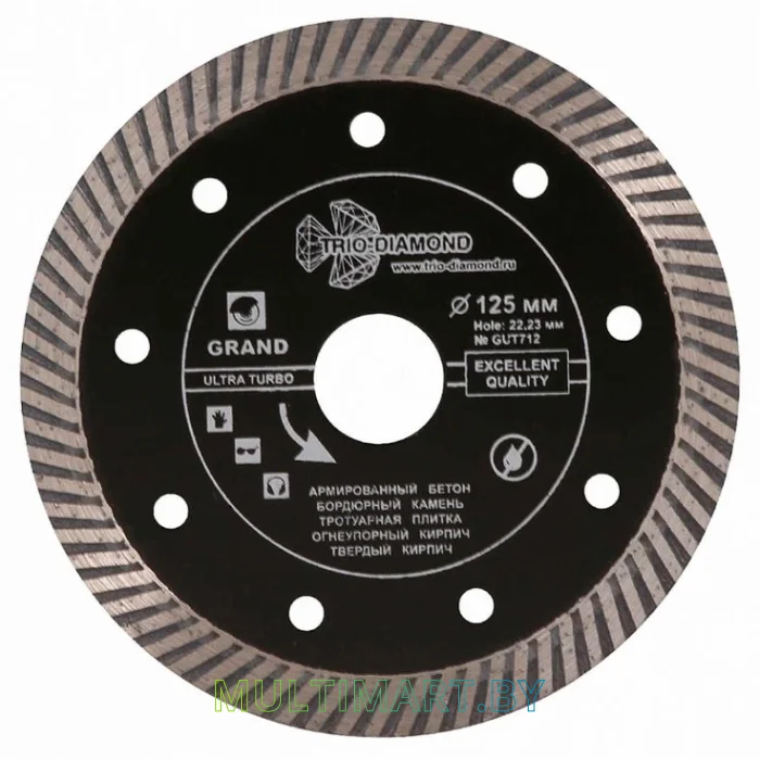 Отрезной диск алмазный Trio Diamond GUT712